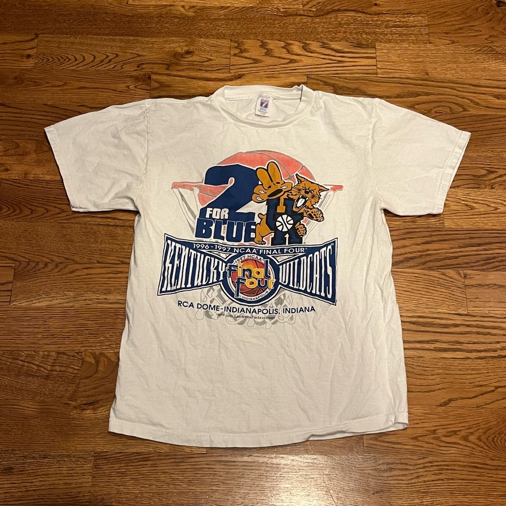 Mens Vintage Kentucky Wildcats Graphic T-Shirt M/L